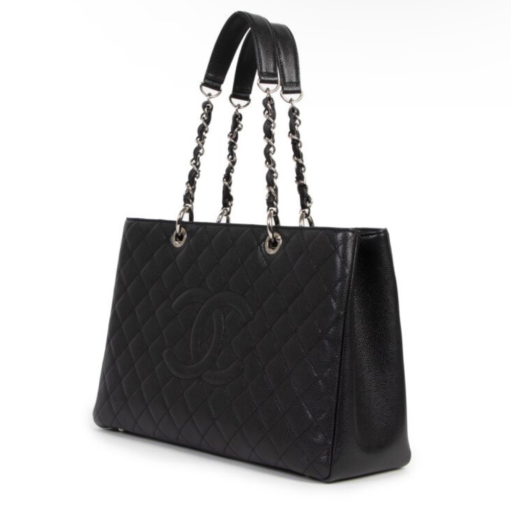 Chanel Black Caviar Grand Shopping Tote (GST)
